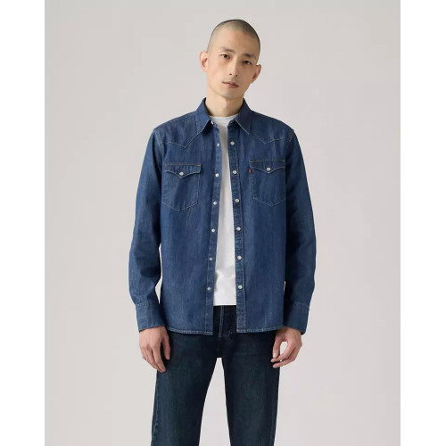 Джинсовая мужская рубашка Levi's® Barstow Western