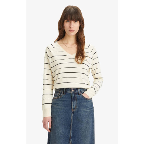 Джемпер женский Levi's® PETAL VNECK SWEATER WHITES